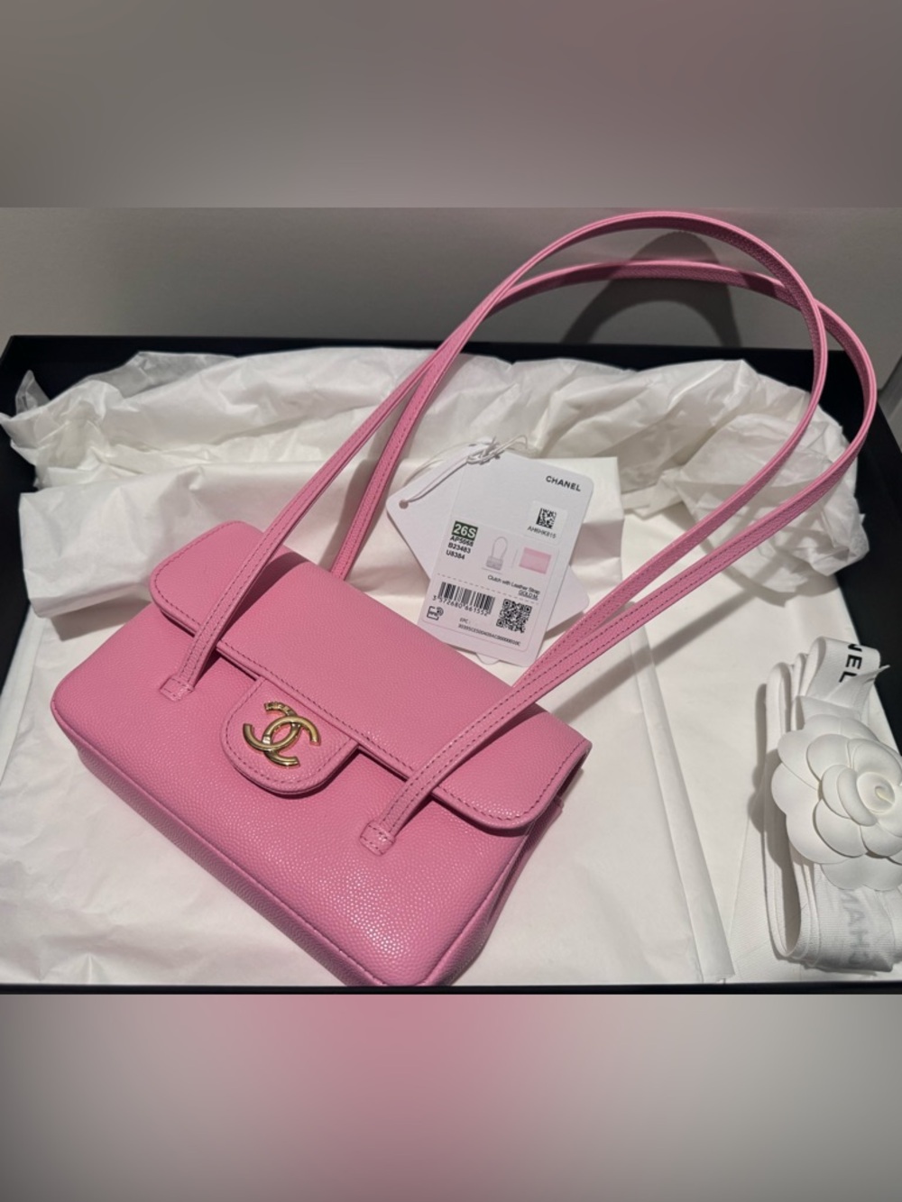 NWT Chanel SS26 preppy coco pink SLG - Picture 3 of 7